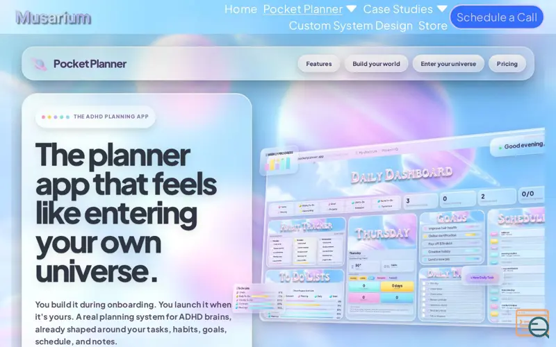 Screenshot of Pocket Planner: Life OS for ADHD
