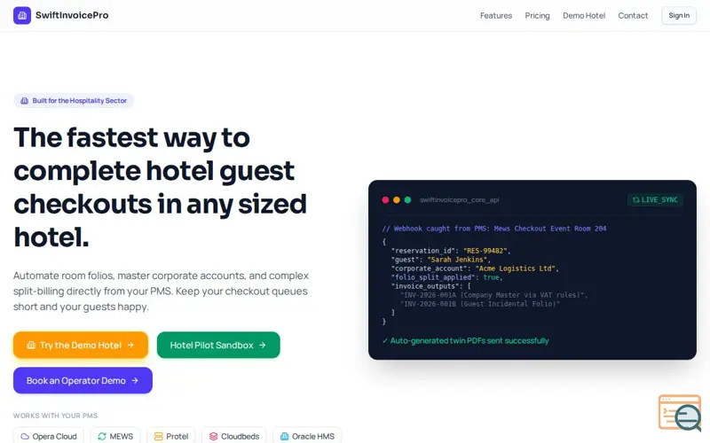Screenshot of SwiftInvoicePro