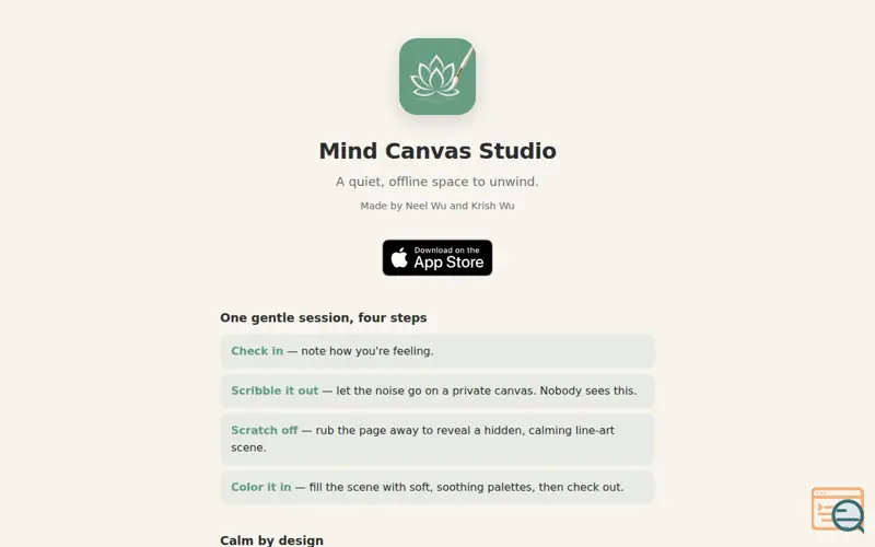 Screenshot of Mind Canvas Studio
