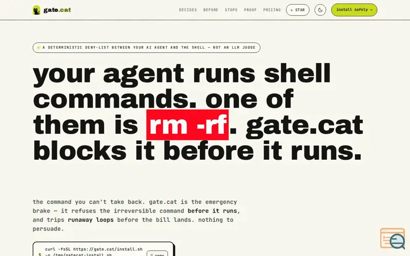 Screenshot of Gate.cat