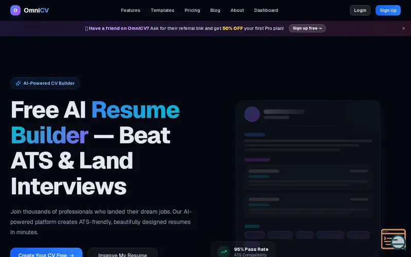Screenshot of OmniCV