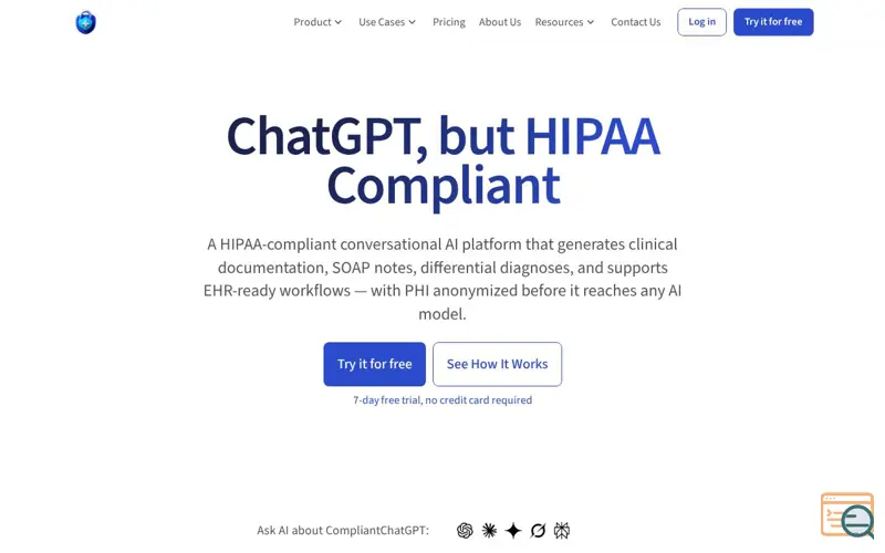 Screenshot of CompliantChatGPT 2.0 — What's New