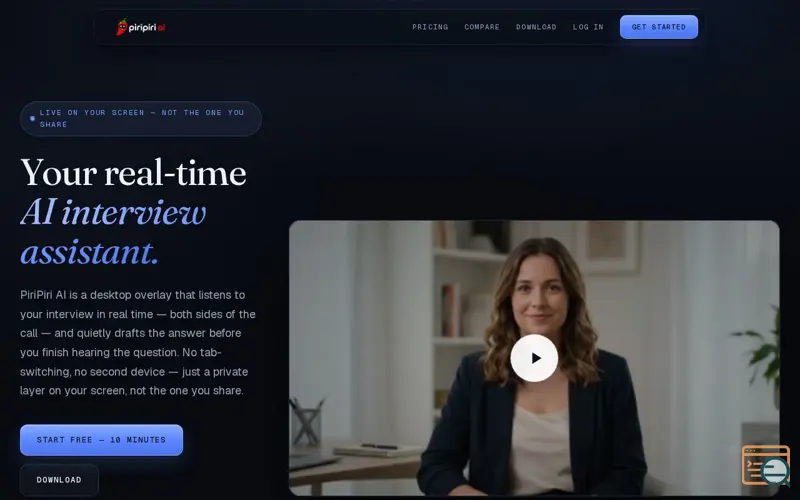 Screenshot of Piri Piri AI