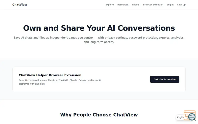 Screenshot of ChatView