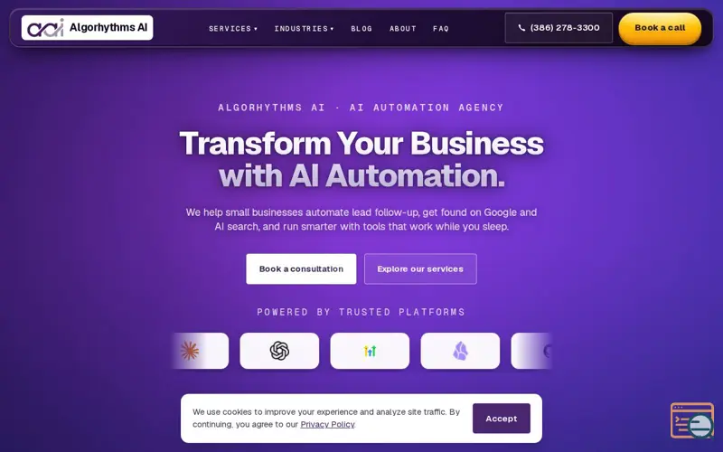 Screenshot of algorhythmsai