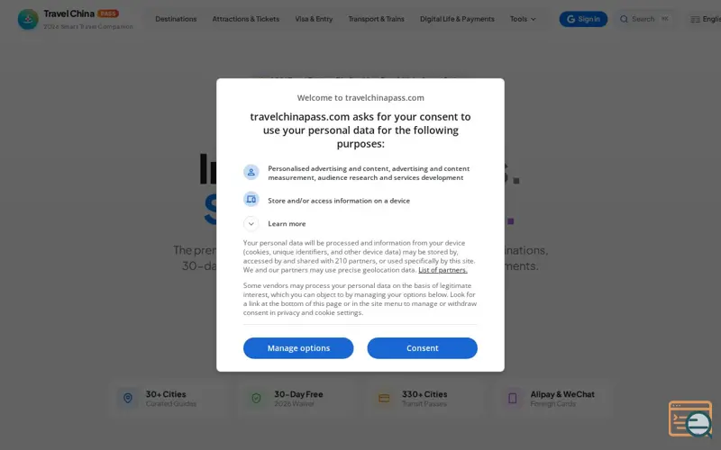 Screenshot of Travel China Pass—Smart Travel Companion