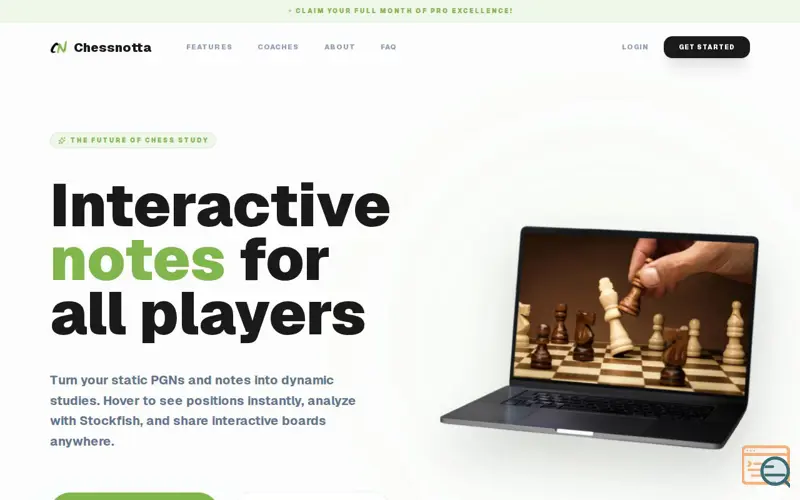 Screenshot of Chessnotta