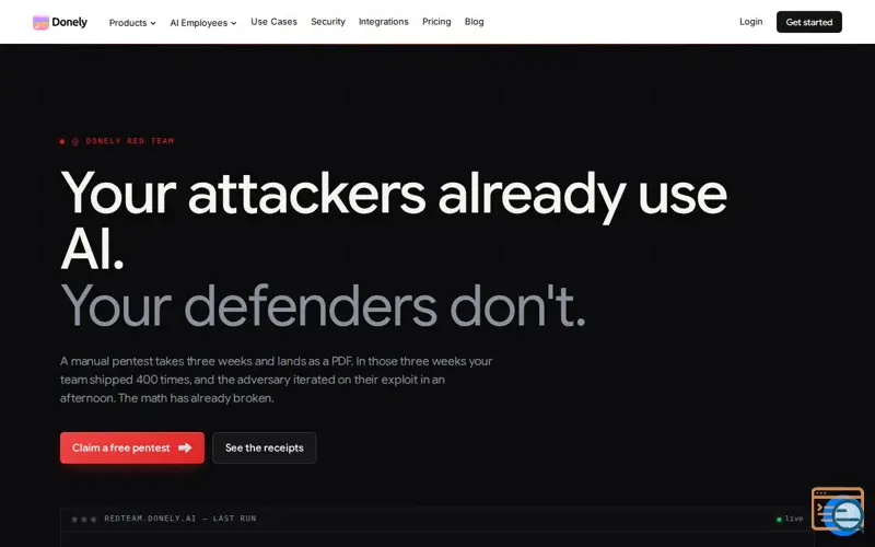 Screenshot of Donely - Agent Hackers