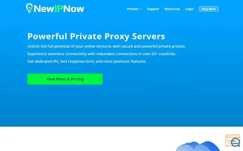Screenshot of NewIPNow