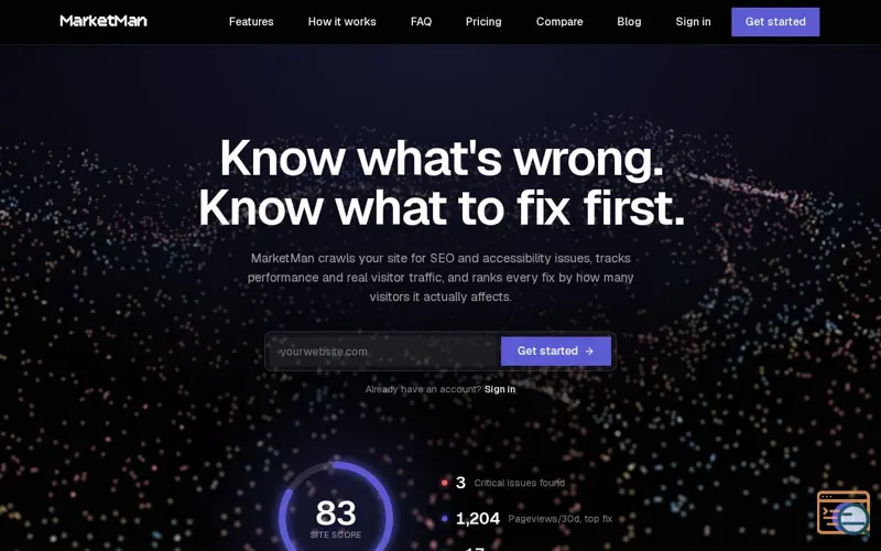 Screenshot of MarketMan
