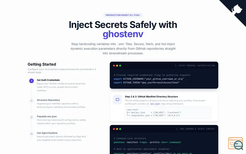 Screenshot of ghostenv