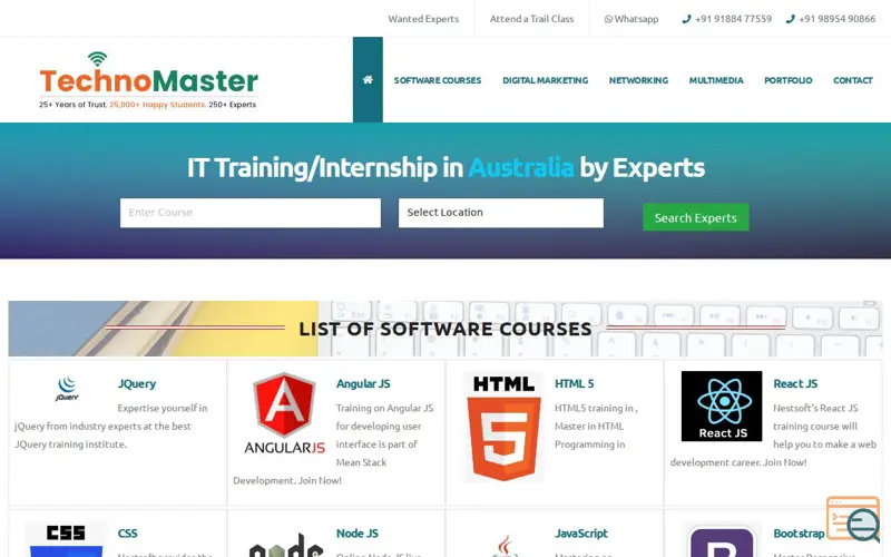 Screenshot of TechnoMaster