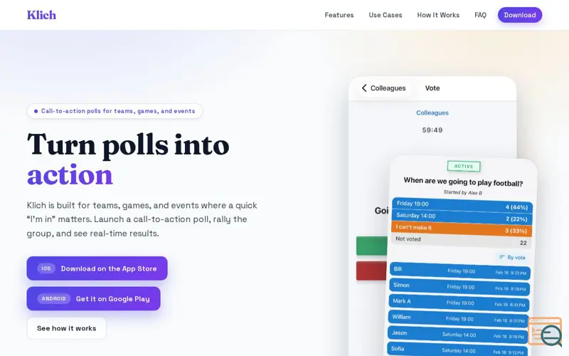 Screenshot of Klich