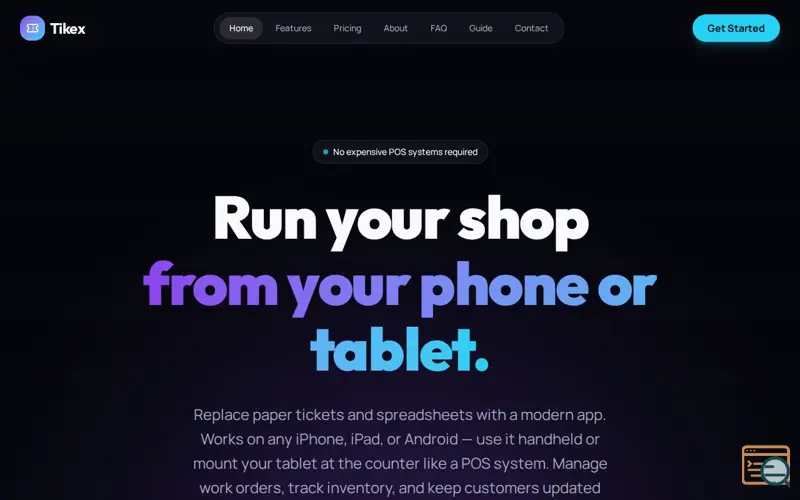 Screenshot of Tikex, a launch using Product Hunt
