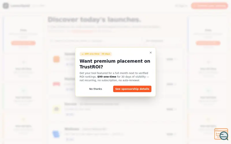 Screenshot of Launchpad