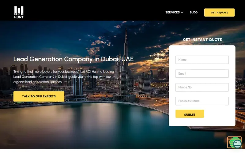 Screenshot of roihuntuae
