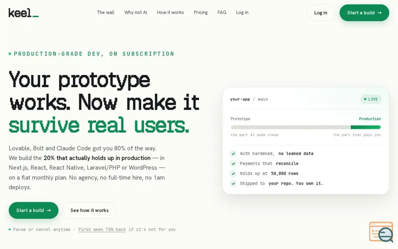 Screenshot of Keel Studio