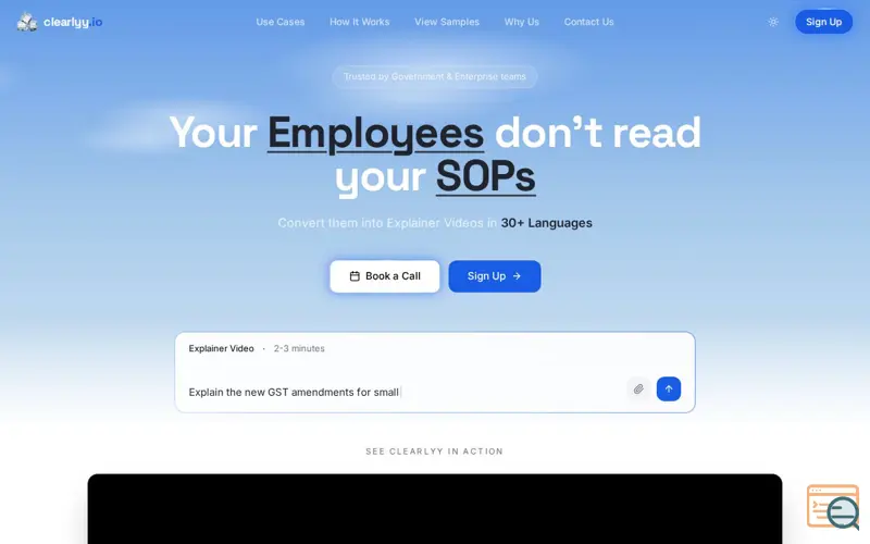 Screenshot of Clearlyy