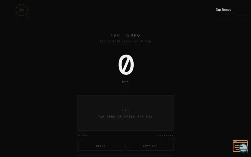 Screenshot of Find My BPM