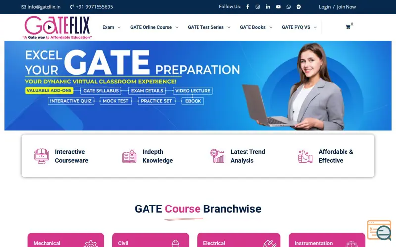 Screenshot of Gateflix Jumbo Course, a launch using Tutor LMS