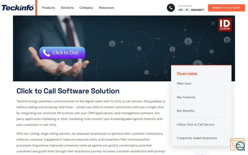 Screenshot of Teckinfo Solutions -
