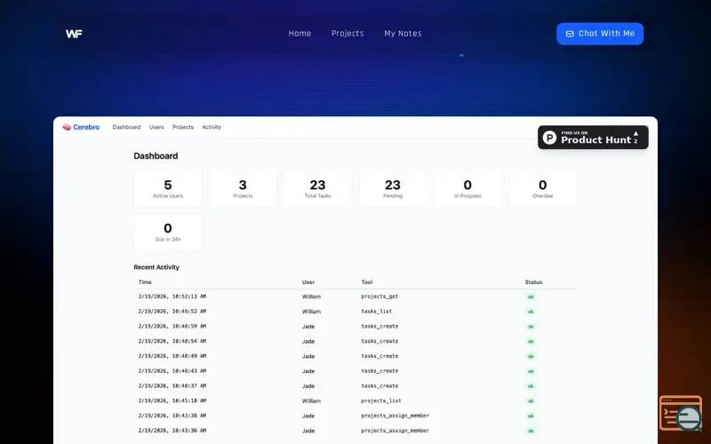 Screenshot of Cerebro