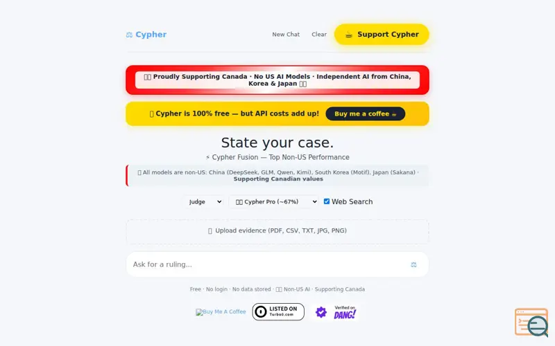 Screenshot of Cypher