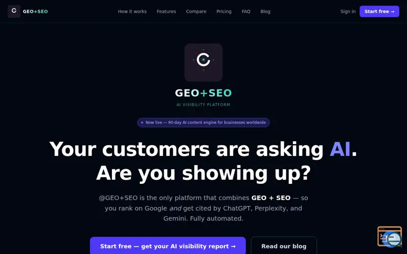 Screenshot of @SEO+GEO