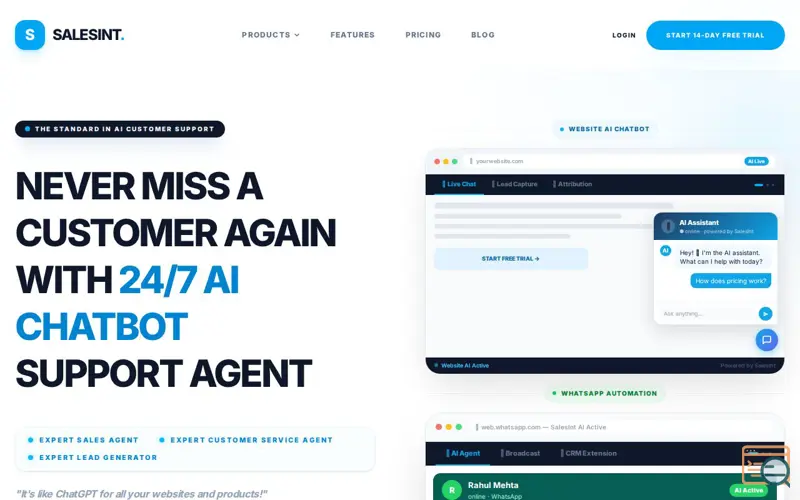 Screenshot of SalesInt