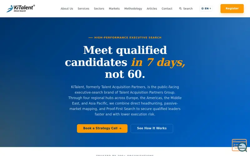 Screenshot of KiTalent
