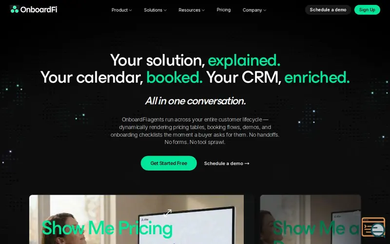 Screenshot of OnboardFi
