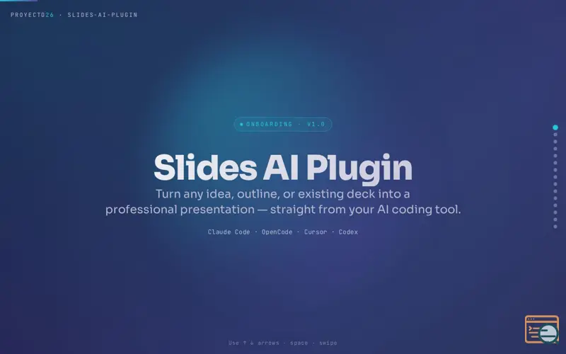 Screenshot of Slides AI Plugin