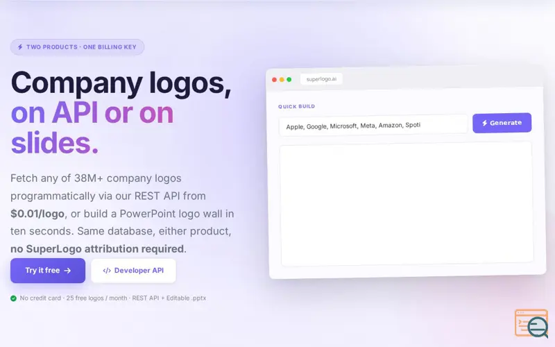 Screenshot of SuperLogo