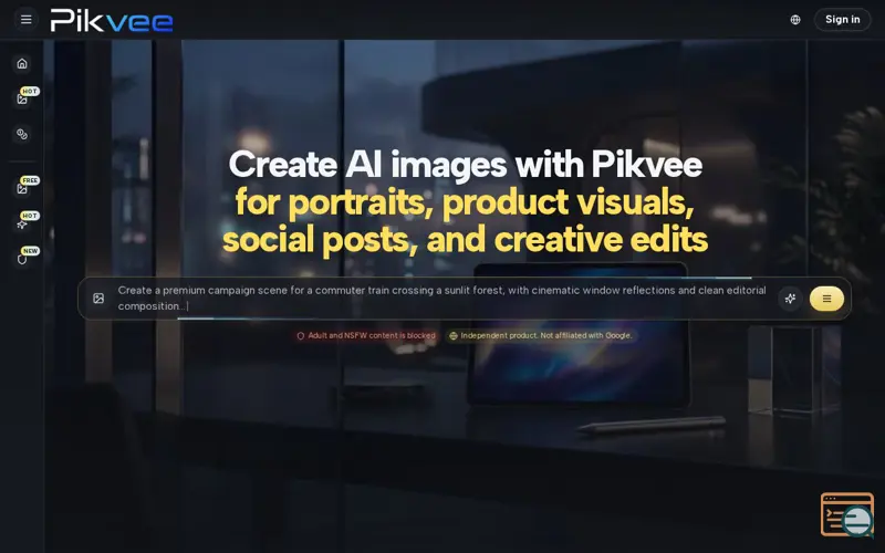 Screenshot of Pikvee