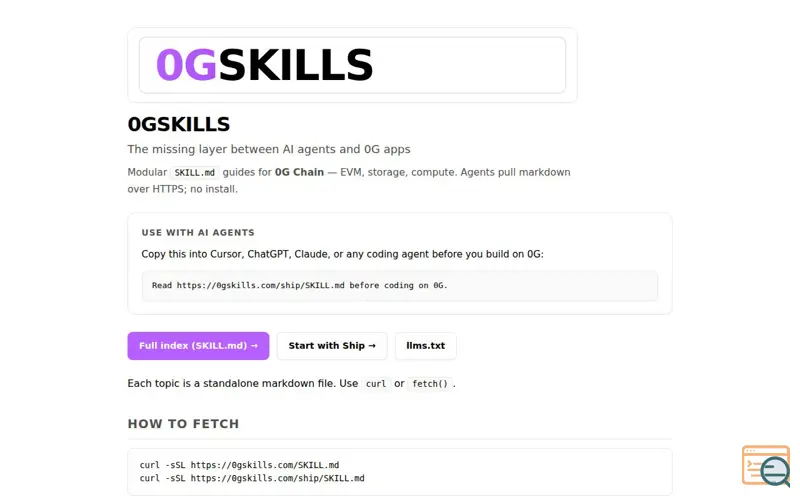 Screenshot of 0gskills