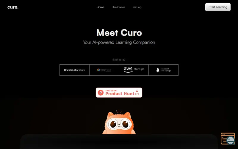 Screenshot of Curo