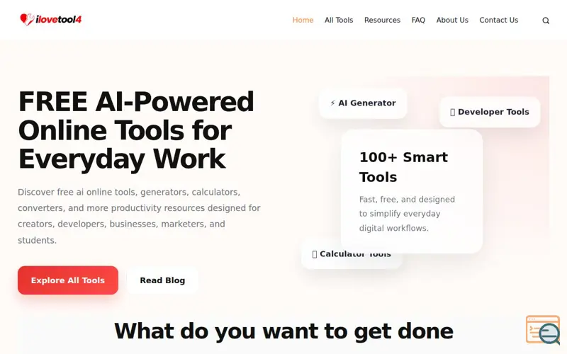 Screenshot of iLoveTool4