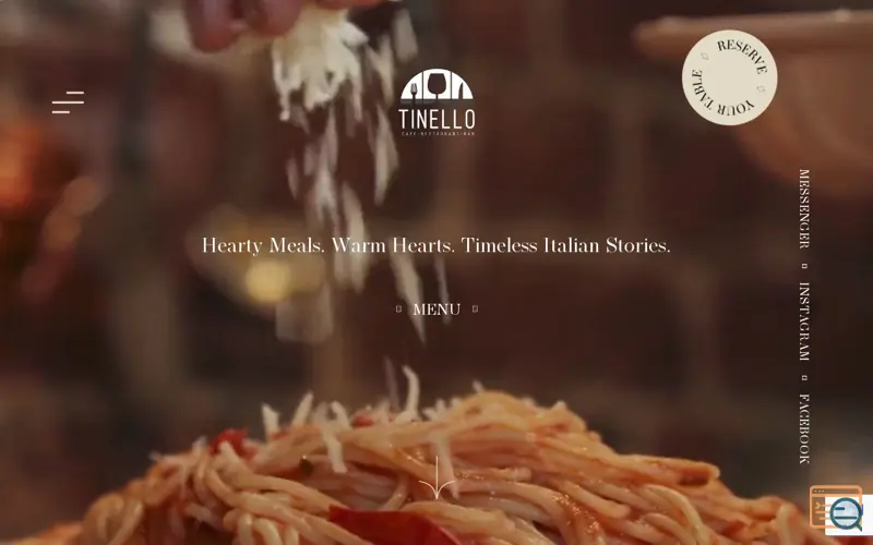 Screenshot of tinello.com.au