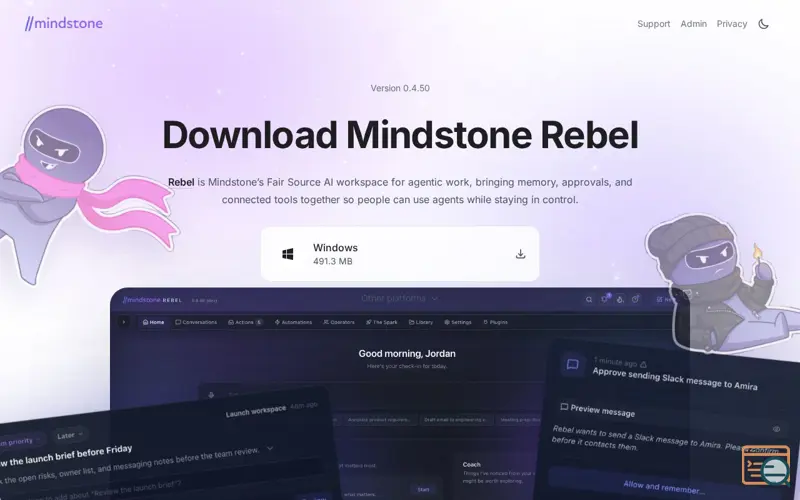 Screenshot of Mindstone Rebel