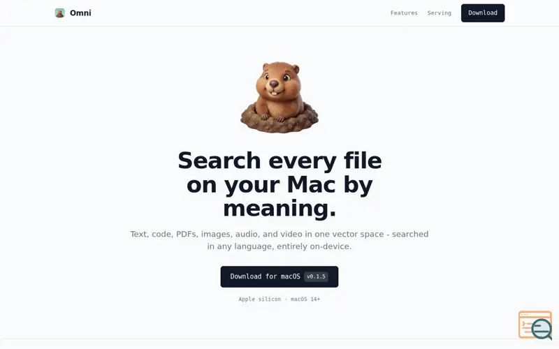 Screenshot of Omni