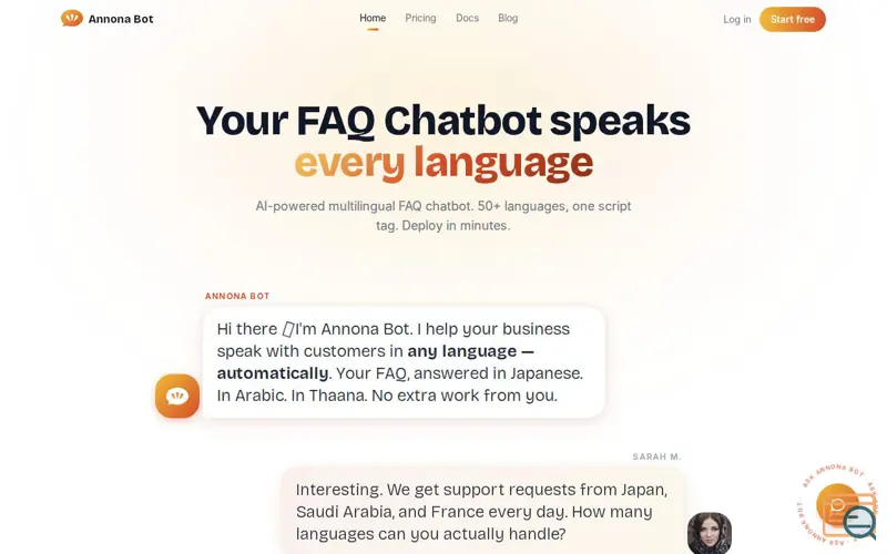 Screenshot of Annona Bot