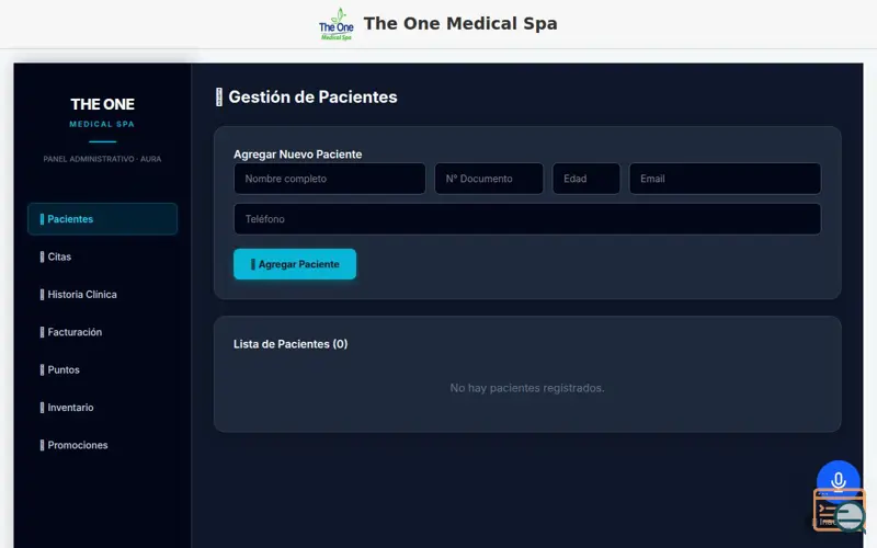 Screenshot of AIMS - AI Front Desk for Any Business