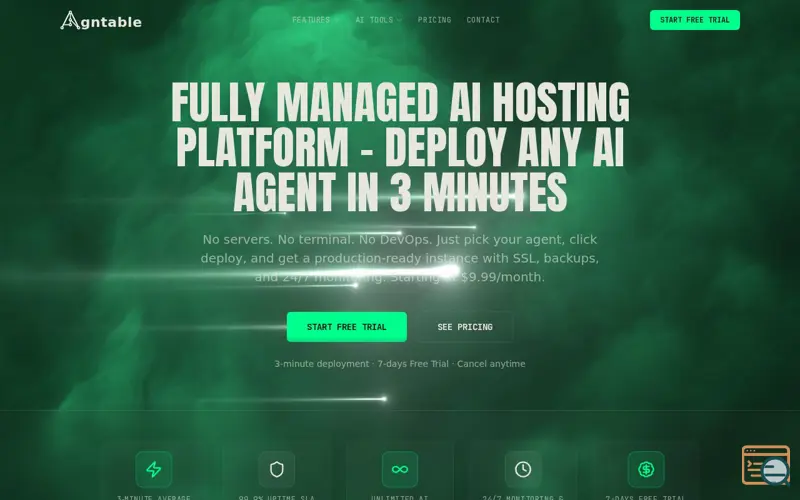 Screenshot of Agntable