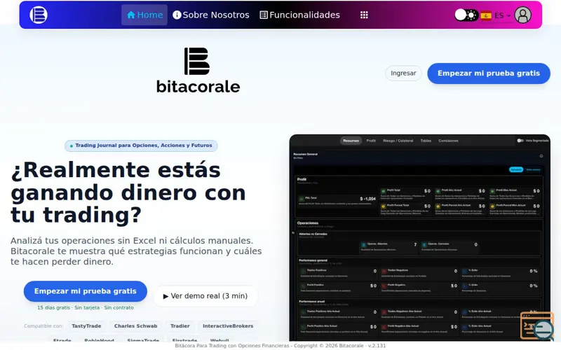 Screenshot of Bitacorale