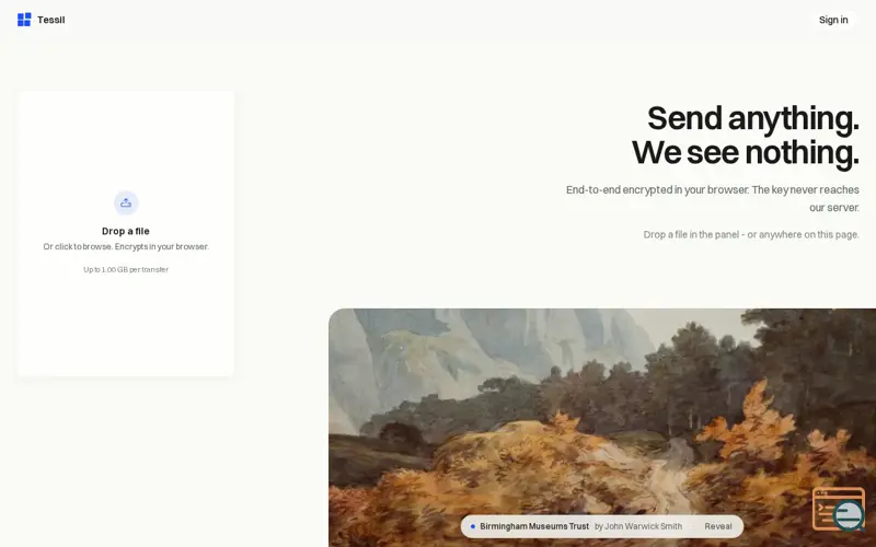 Screenshot of Tessil