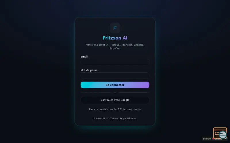 Screenshot of Fritzson-AI