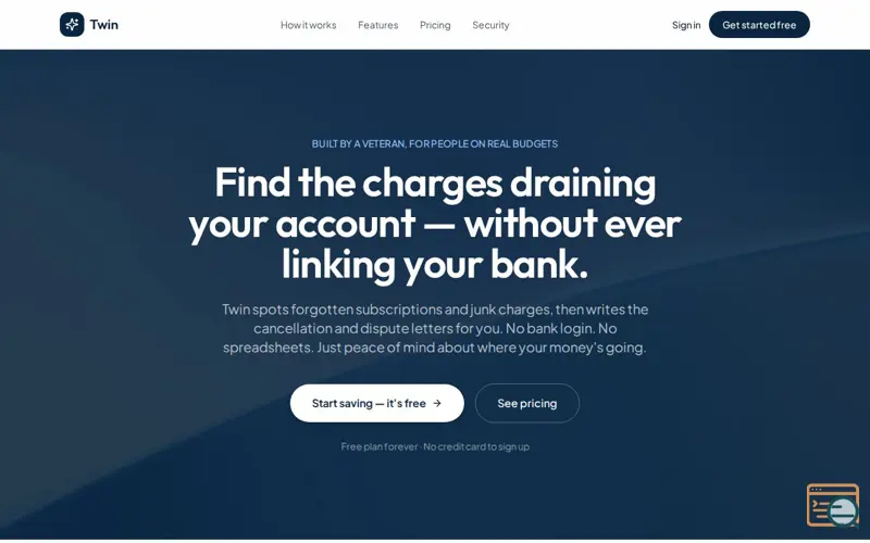 Screenshot of Twin