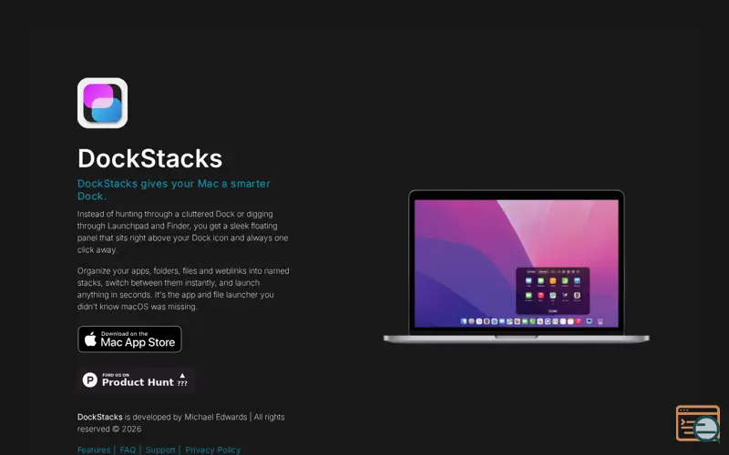 Screenshot of DockStacks