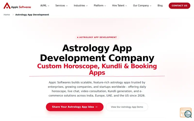 Screenshot of Appic Softwares