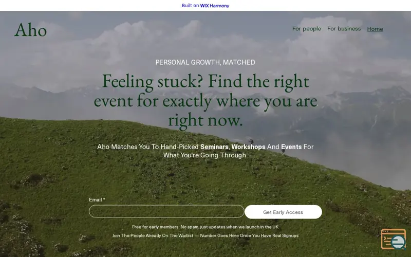 Screenshot of Aho